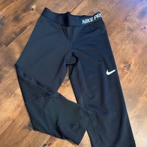 Nike Pro Girls Tights black. Excellent condition